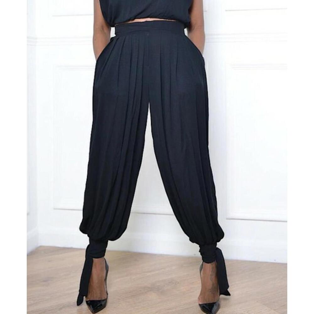 The kemist  palmas Women's black Casual Baggy pants 16 NEW #C6
